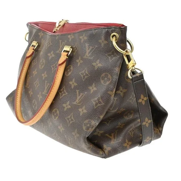 LOUIS VUITTON Pallas 2Way Shoulder Hand Bag Monogram Leather Red M41175 638EG327 - Picture 4 of 16